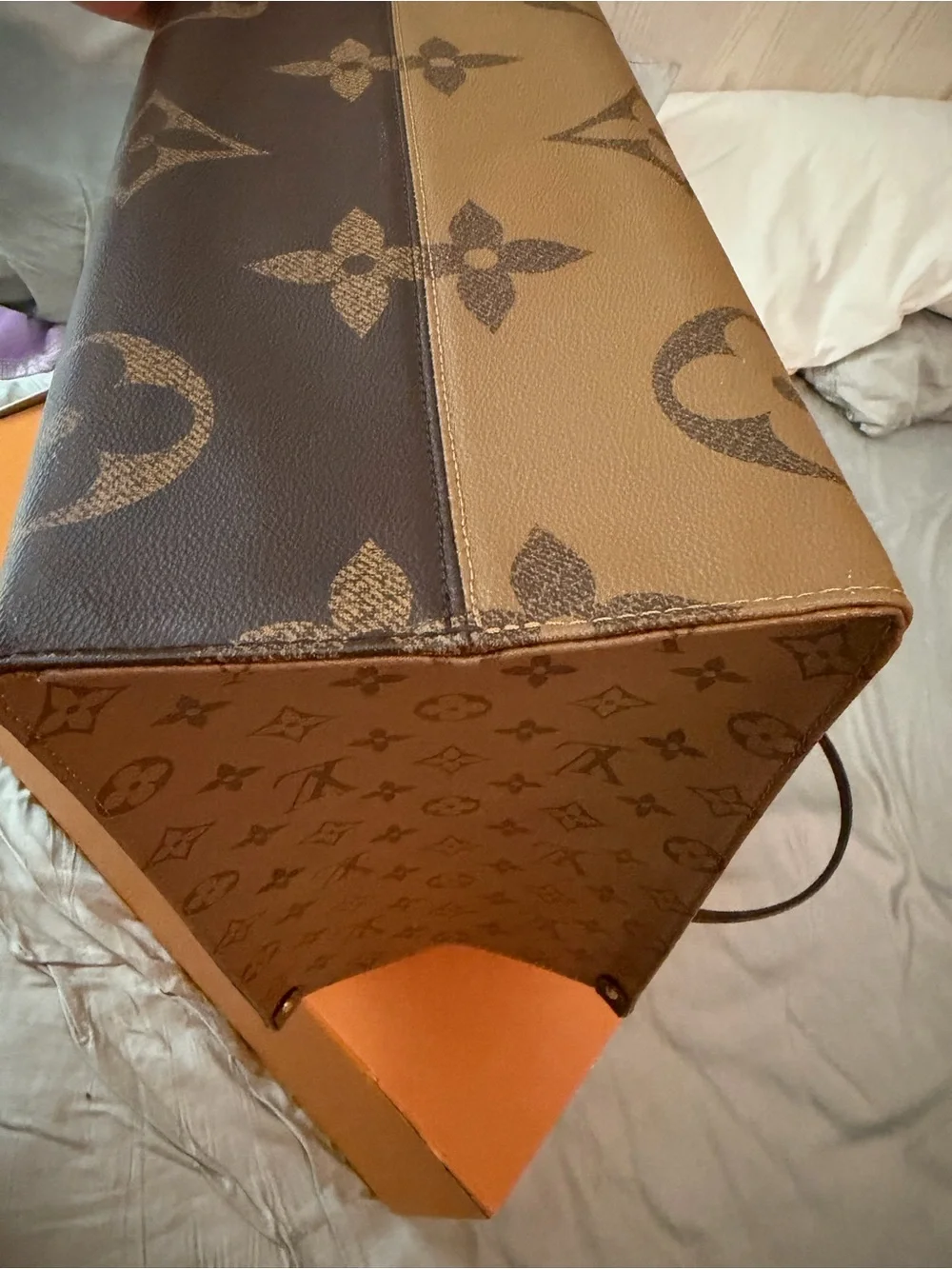 Louis Vuitton Reverse Monogram GM Canvas OnTheGo Tote FULL INCLUSION